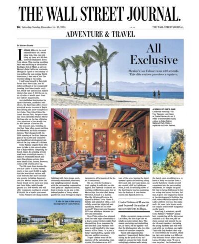 Wall Street Journal Costa Palmas